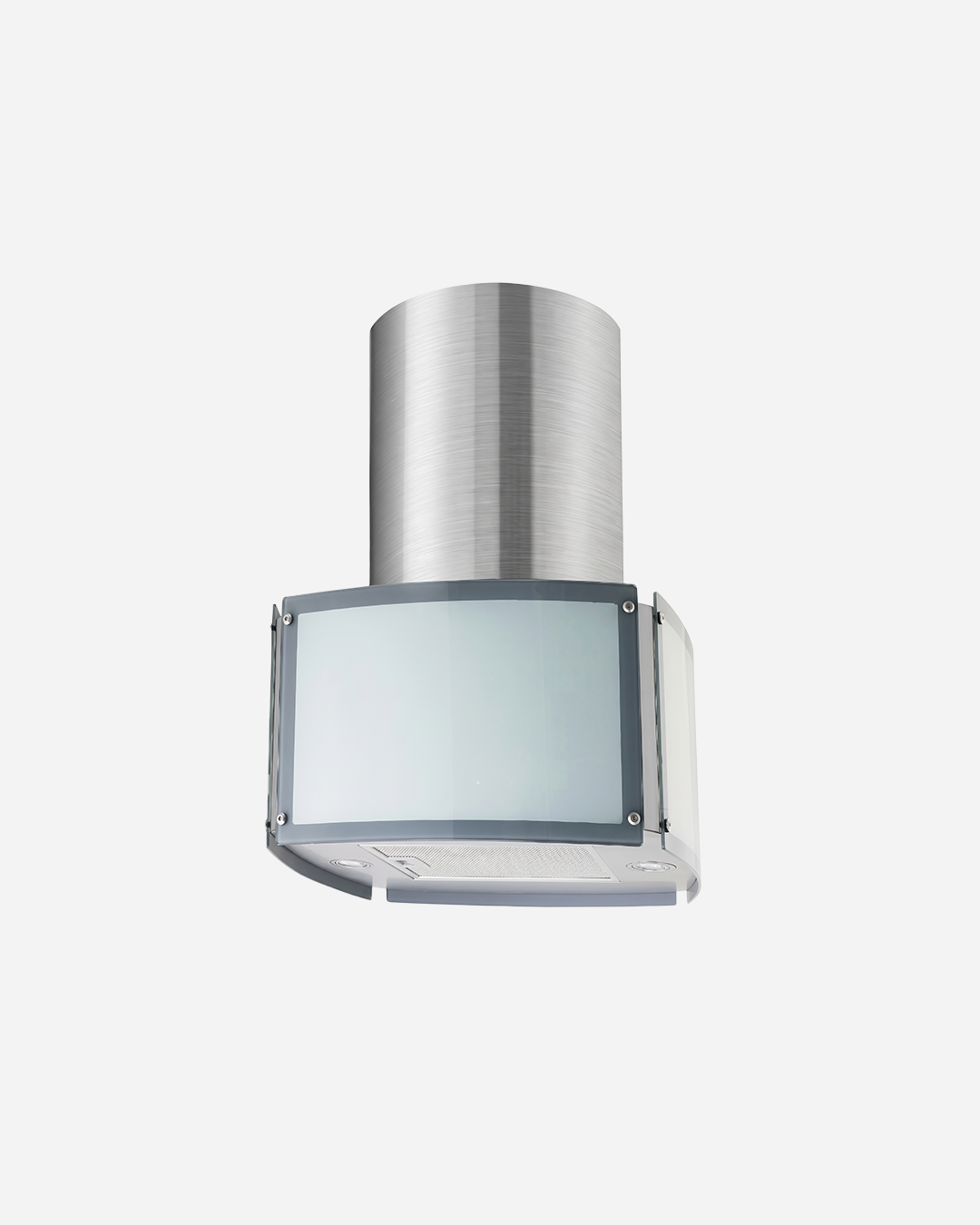 AVG Island Cooker Hood Rounded with Glass