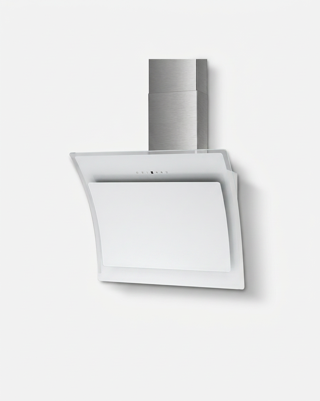 AVG Wall Mounted White Glass Hood