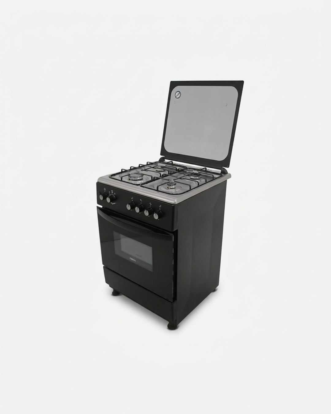 Fiesta - Freestanding Electric Oven with 4 Zone Ceramic Hob 60cm Black