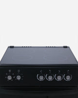 Fiesta - Freestanding Electric Oven with 4 Zone Ceramic Hob 60cm Black