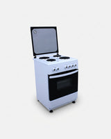 Fiesta – Freestanding Electric Cooker 60cm, 4 Hot Plates, White