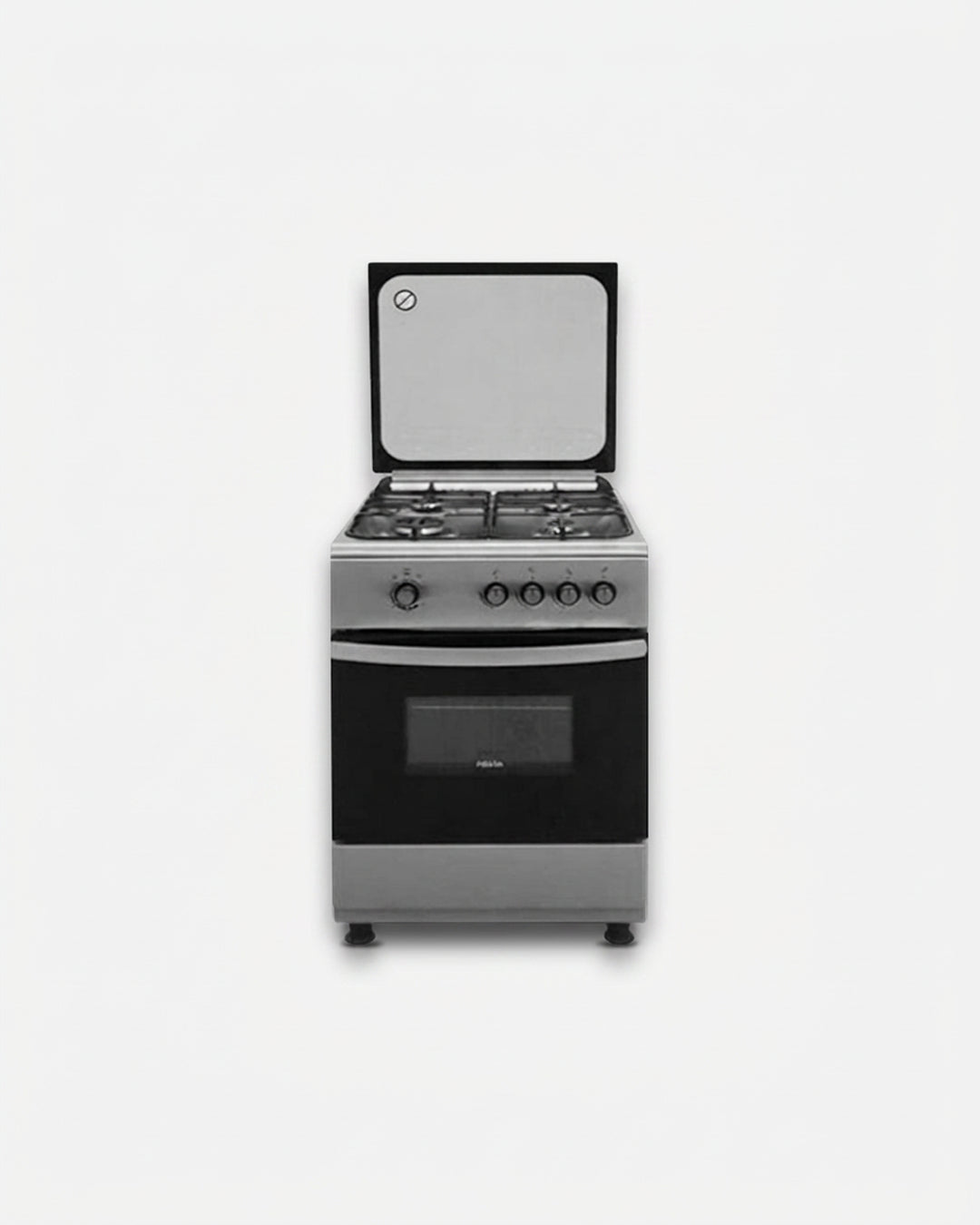 Fiesta – Freestanding Gas Cooker 60cm, Gas Oven with Fan, Inox