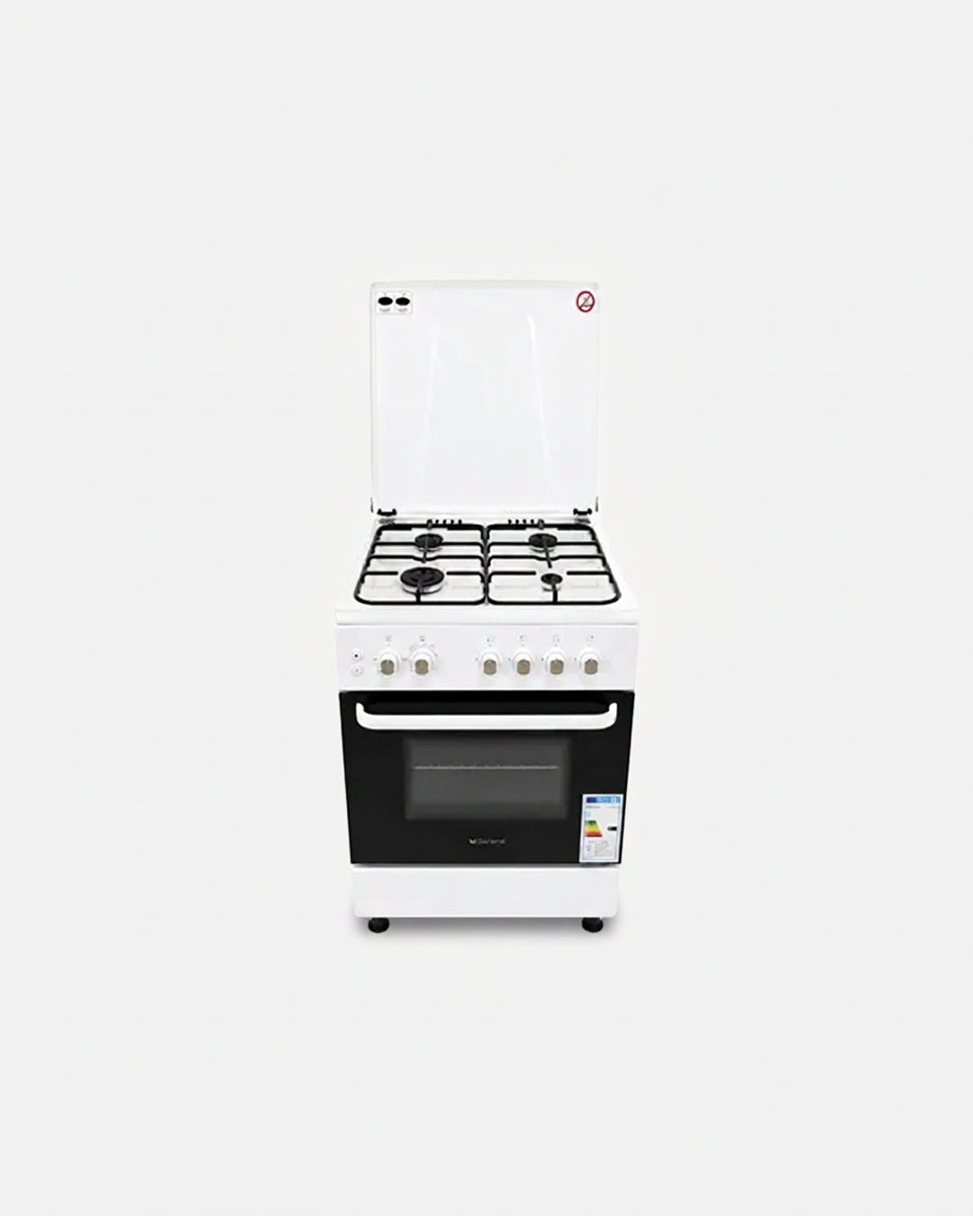 Fiesta – Freestanding Gas Cooker 60cm, Gas Oven with Fan, White