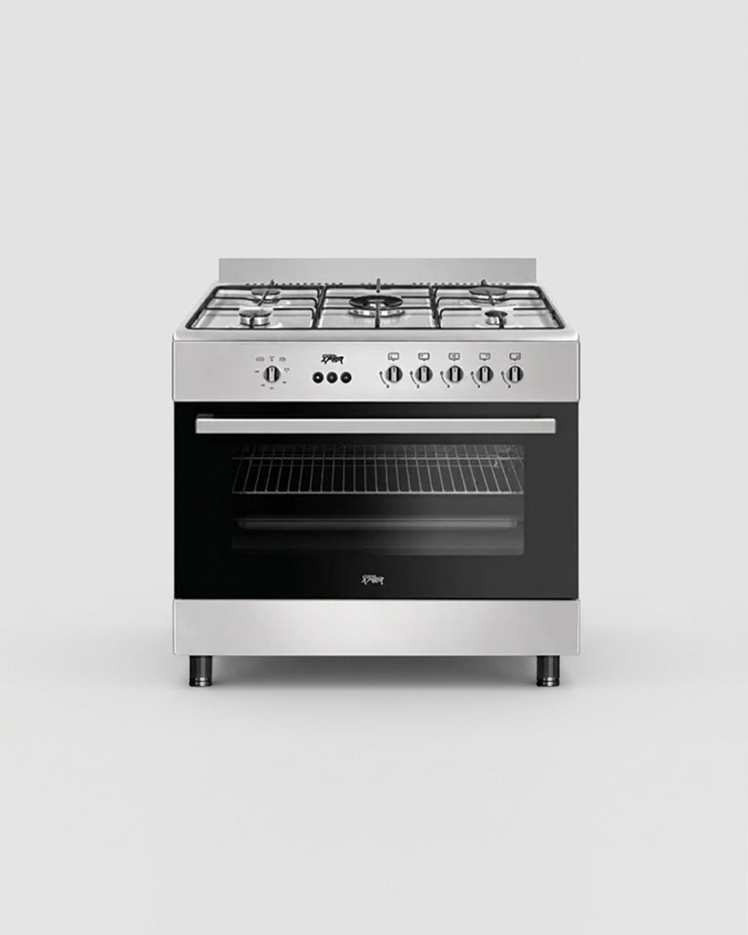 Freestanding Cooker 90cm Gas Inox