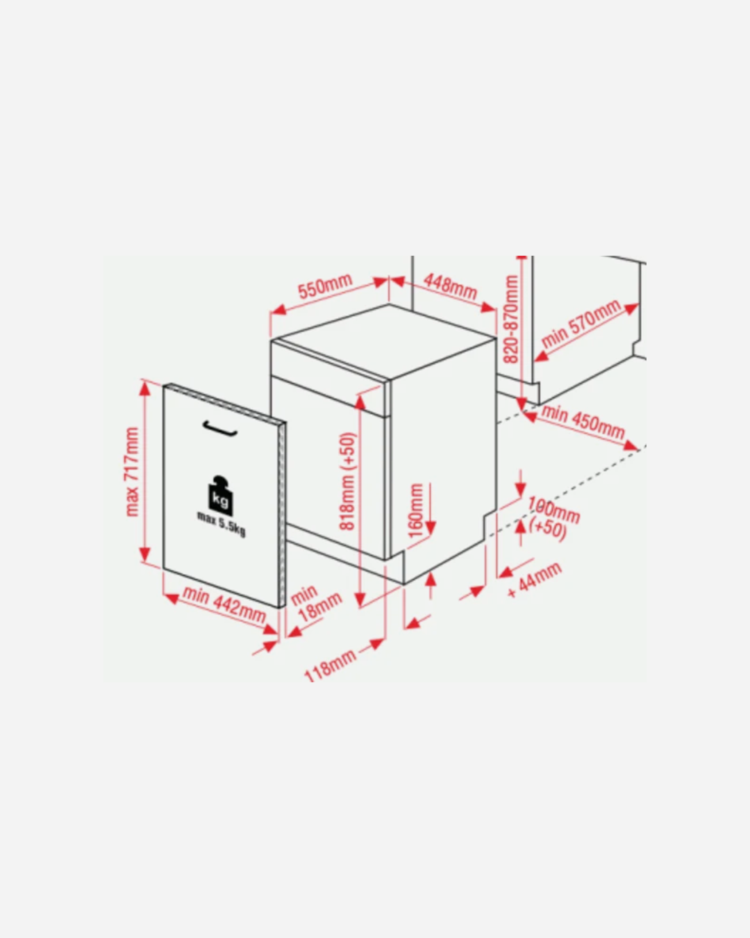 Grundig Fully Integrated Dishwasher
