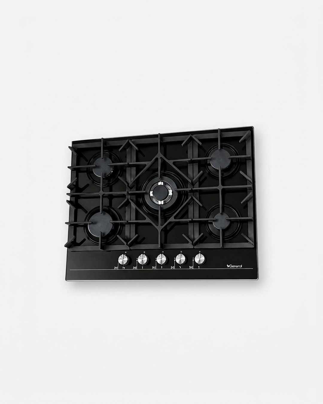 General GAS Hob Black Glass