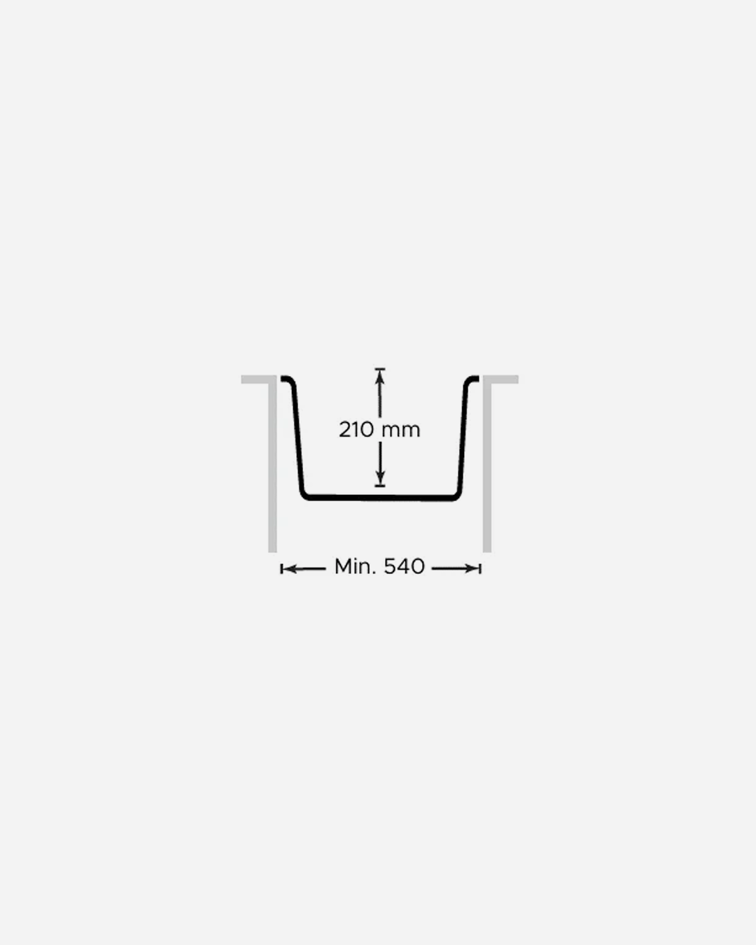 Granitek Real Stone Sink – 1 Bowl Anthracite