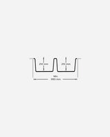 Granitek Sink – 2 Bowls, 970×520 mm, White