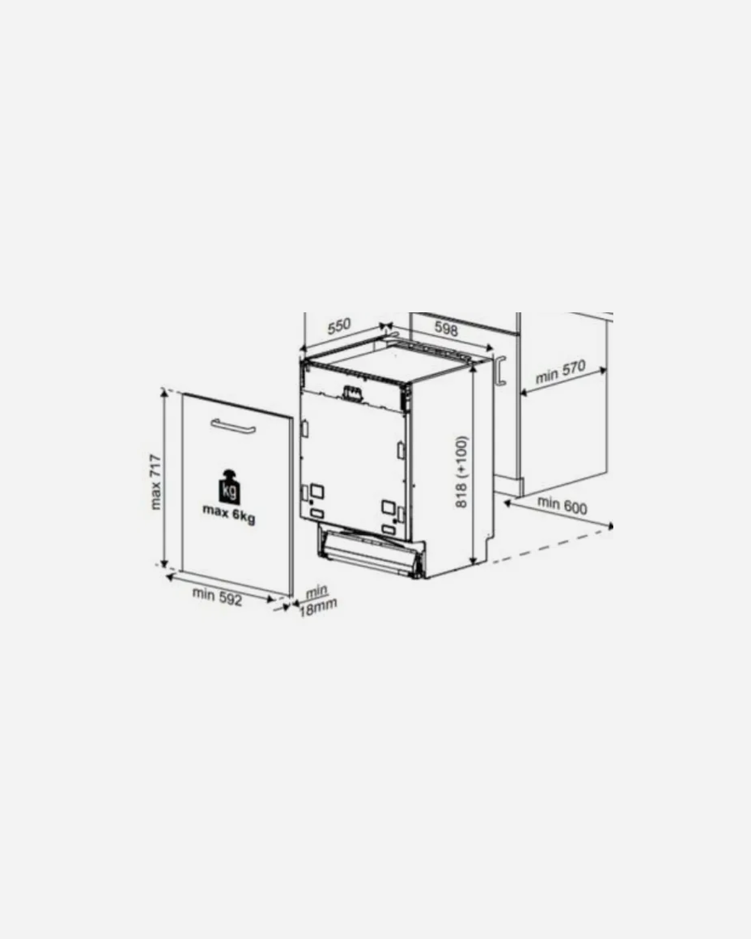Grundig Combi Fridge Freezer