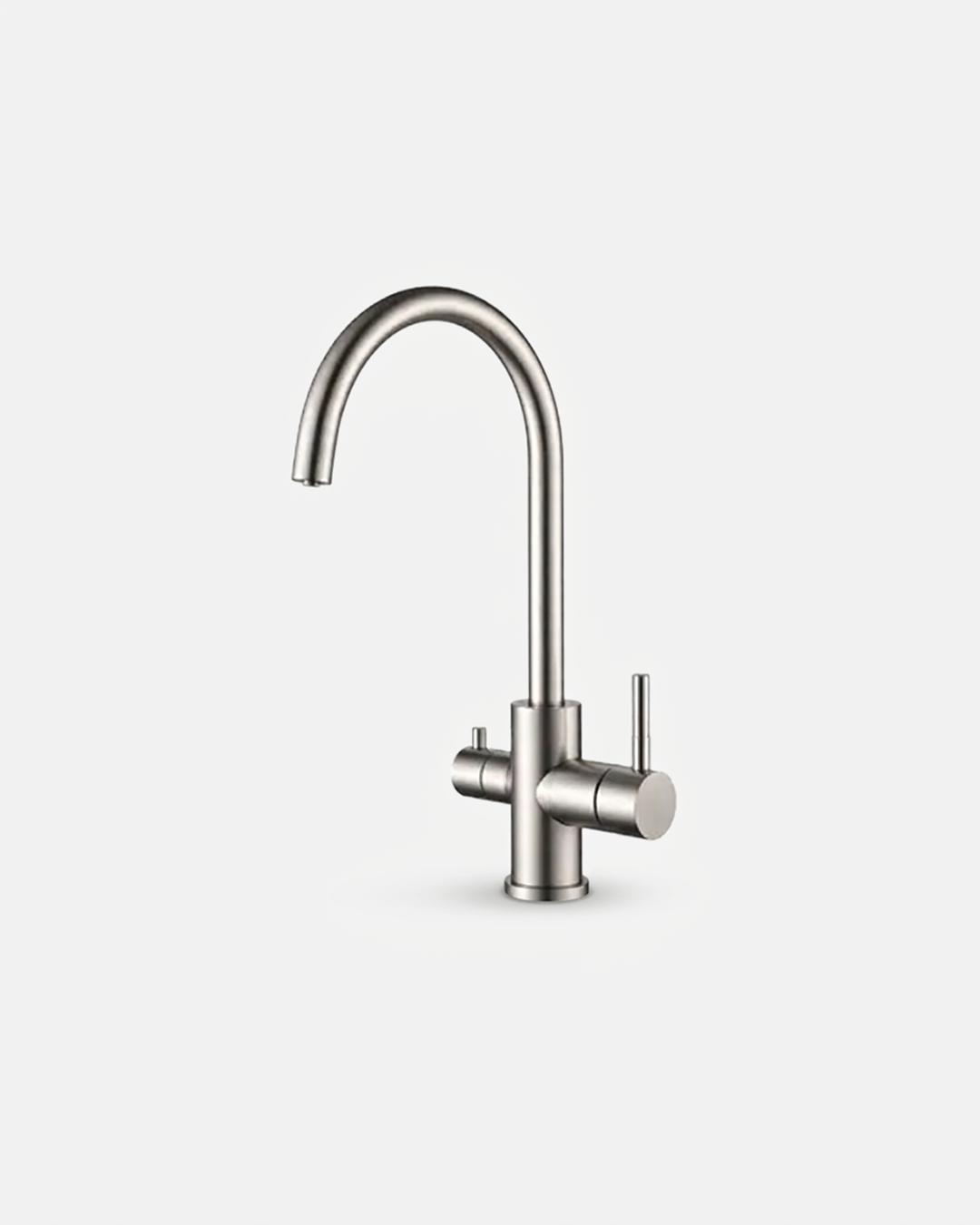 Kitchen Water Tap Brushed Aluminium