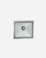 Stainless Steel Sink 1 Square Bowl 550×450