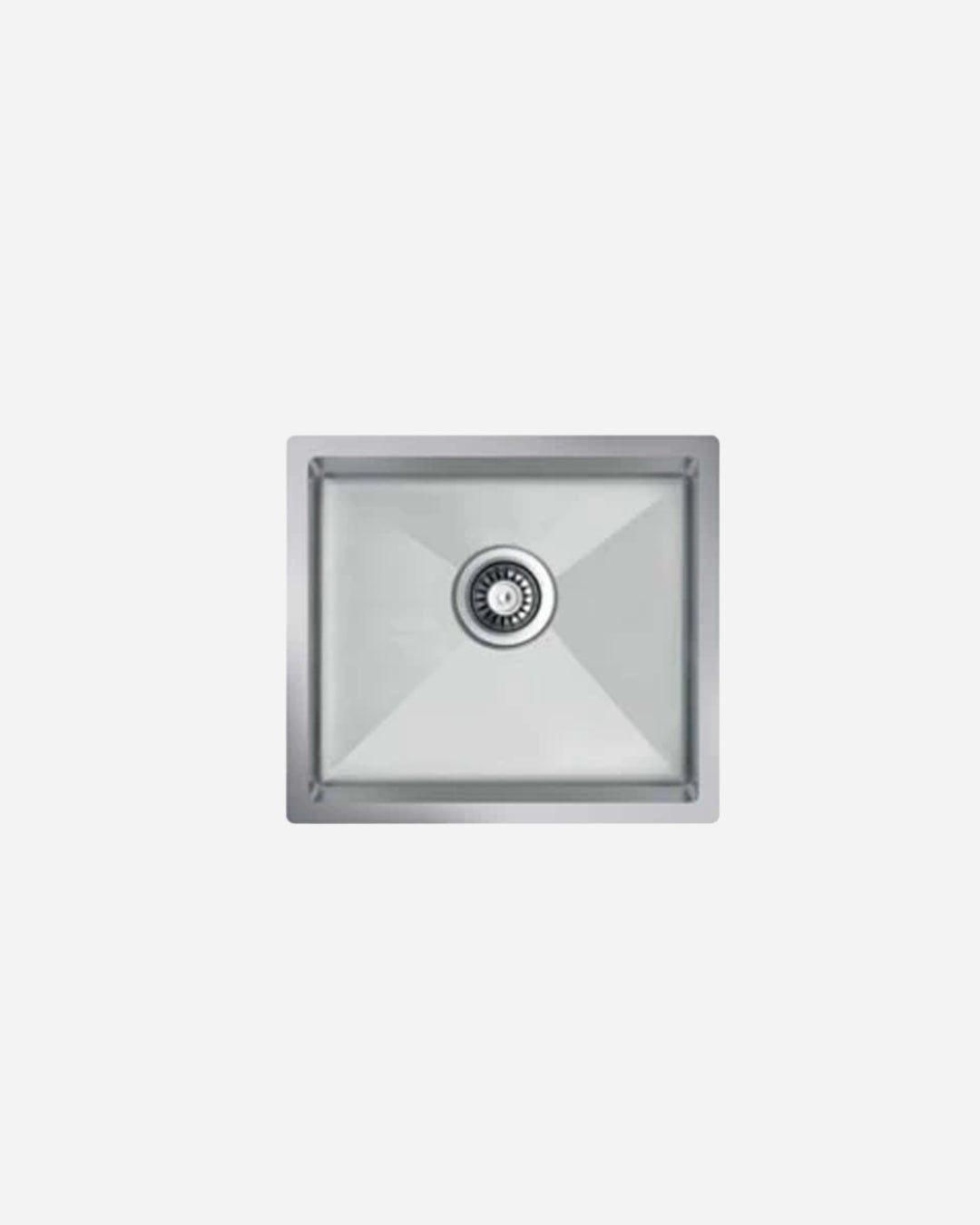 Stainless Steel Sink 1 Square Bowl 550×450